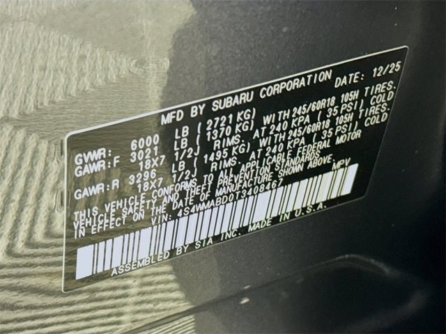 2026 Subaru ASCENT Premium 7-Passenger