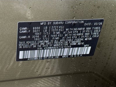 2026 Subaru ASCENT Premium 7-Passenger