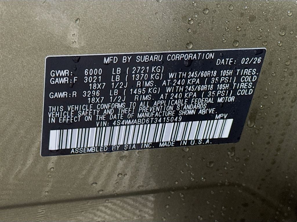 2026 Subaru ASCENT Premium 7-Passenger