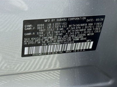 2026 Subaru ASCENT Premium 7-Passenger