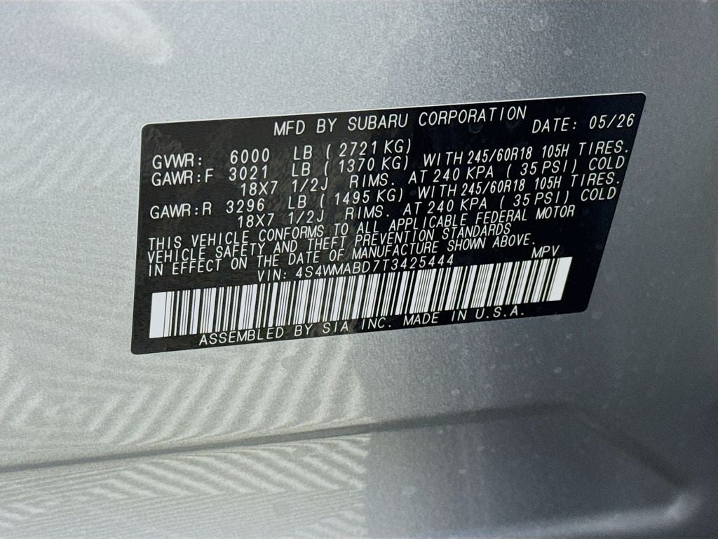 2026 Subaru ASCENT Premium 7-Passenger