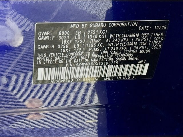 2026 Subaru ASCENT Premium 7-Passenger