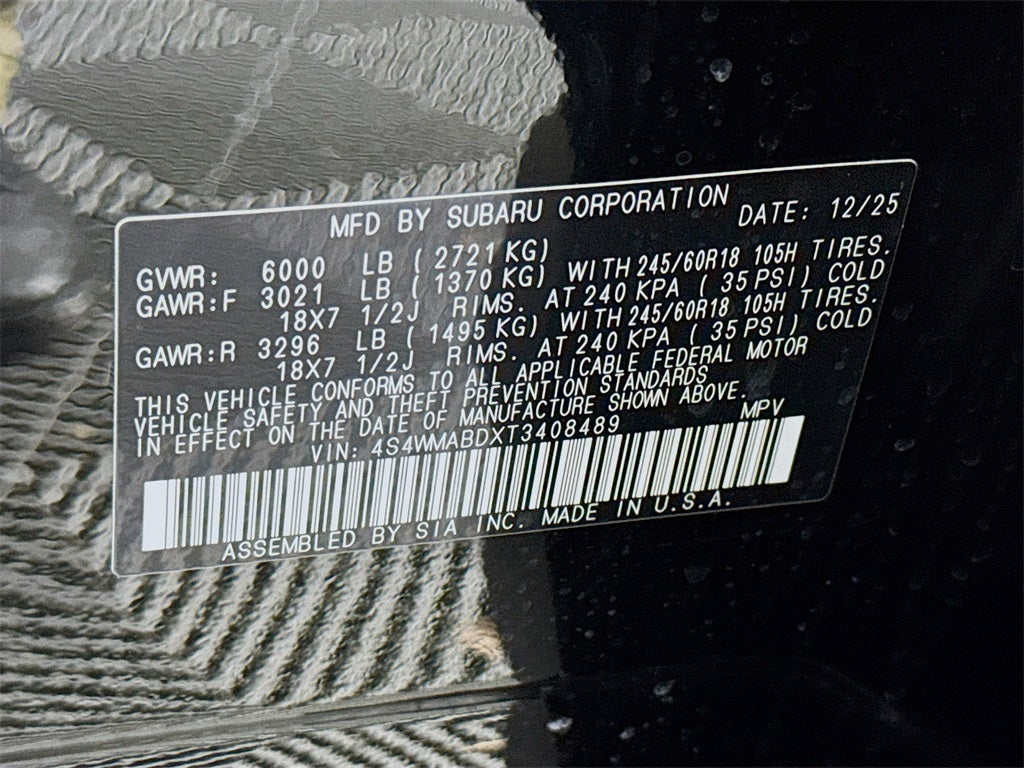 2026 Subaru ASCENT Premium 7-Passenger