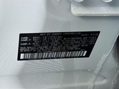 2026 Subaru ASCENT Touring 7-Passenger