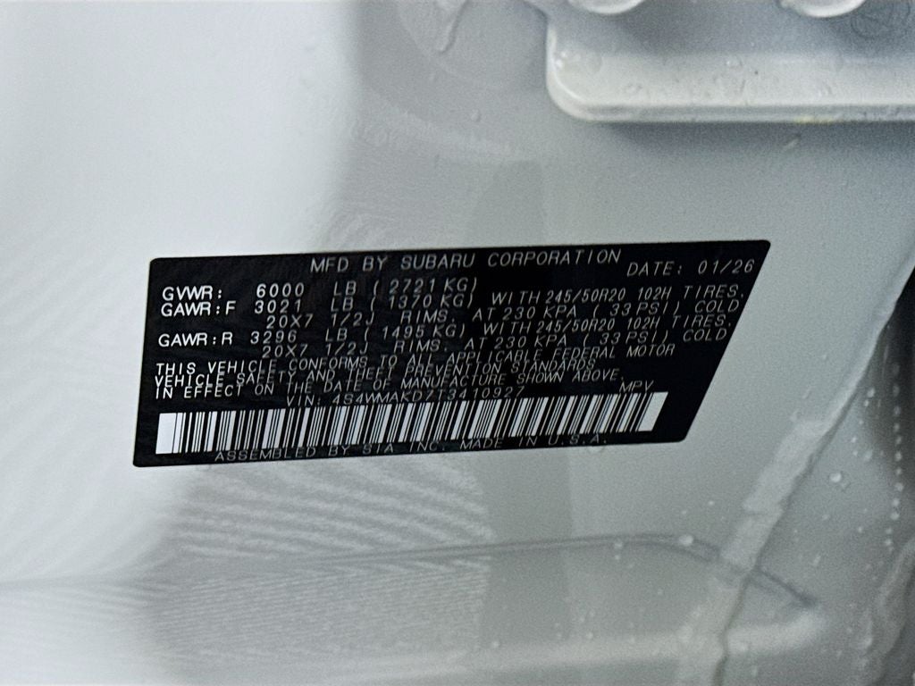 2026 Subaru ASCENT Touring 7-Passenger