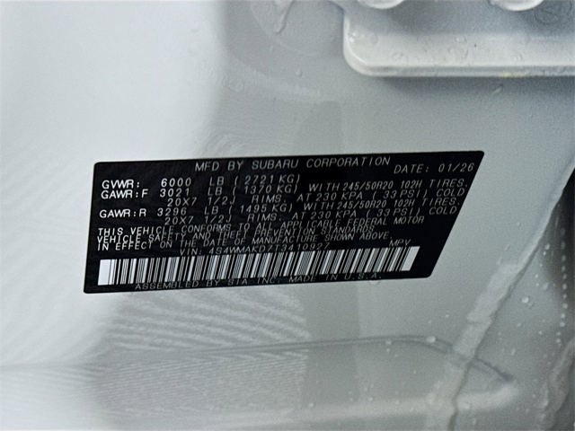 2026 Subaru ASCENT Touring 7-Passenger