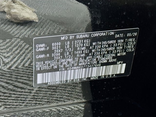 2026 Subaru ASCENT Touring 7-Passenger