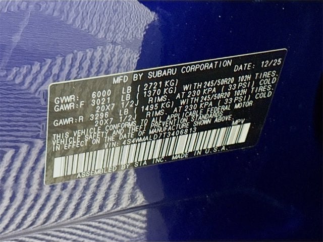 2026 Subaru ASCENT Onyx Edition Touring 7-Passenger