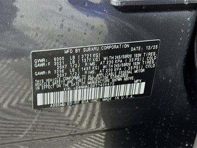 2026 Subaru ASCENT Onyx Edition Touring 7-Passenger