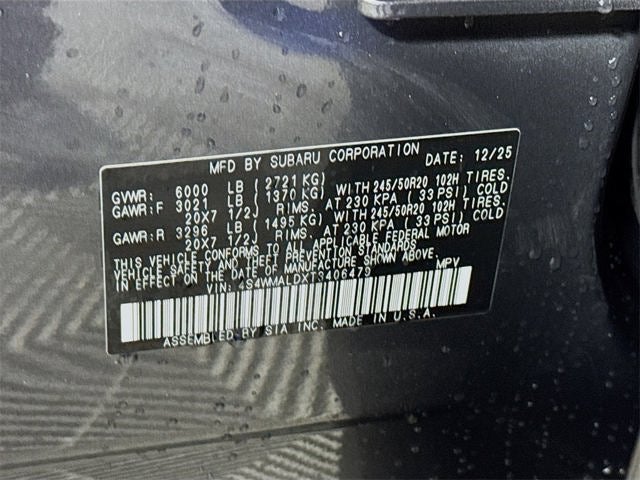 2026 Subaru ASCENT Onyx Edition Touring 7-Passenger