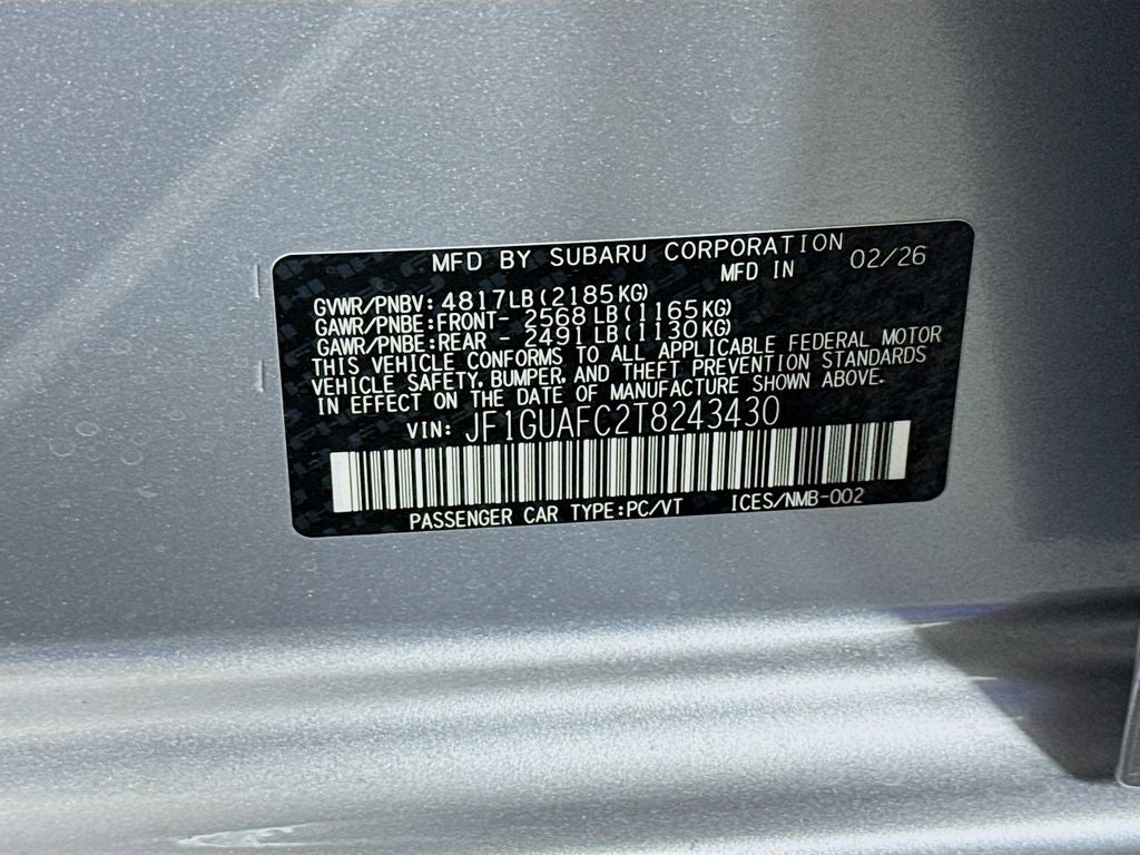 2026 Subaru IMPREZA Sport