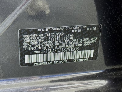 2026 Subaru IMPREZA Sport