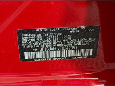 2026 Subaru IMPREZA Sport