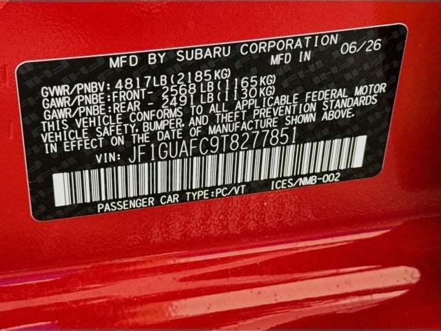 2026 Subaru IMPREZA Sport