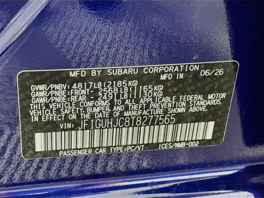 2026 Subaru IMPREZA RS