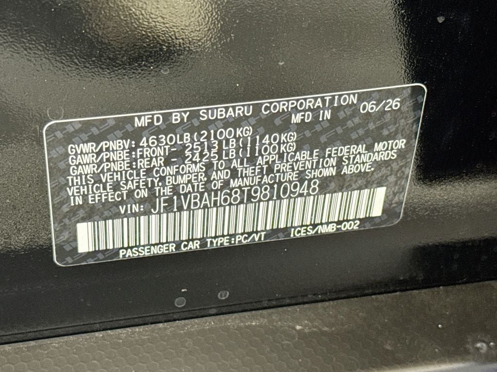 2026 Subaru WRX Premium