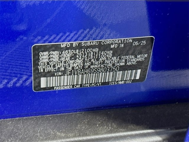 2025 Subaru WRX Premium