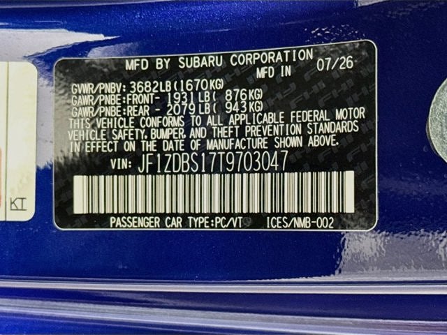2026 Subaru BRZ tS