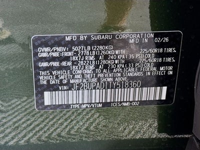 2026 Subaru OUTBACK Premium