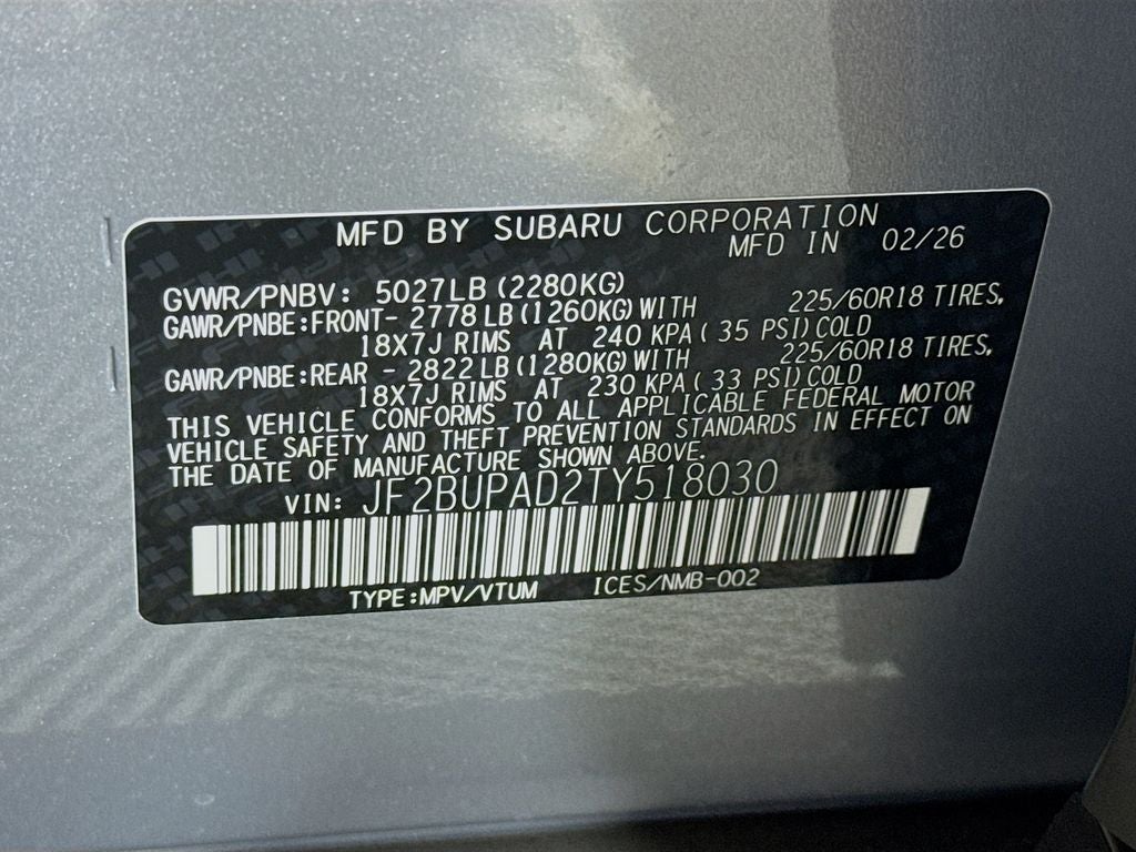 2026 Subaru OUTBACK Premium