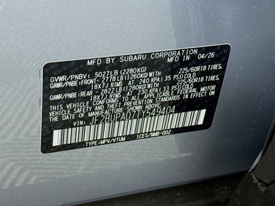 2026 Subaru OUTBACK Premium