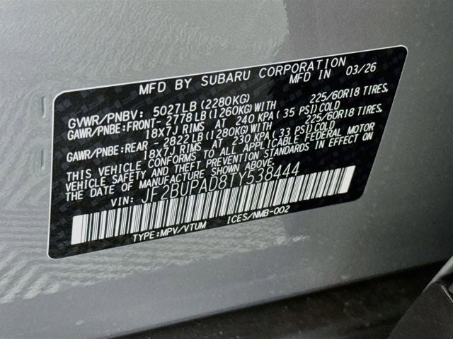 2026 Subaru OUTBACK Premium