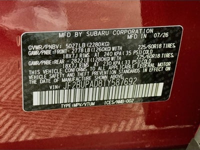 2026 Subaru OUTBACK Premium