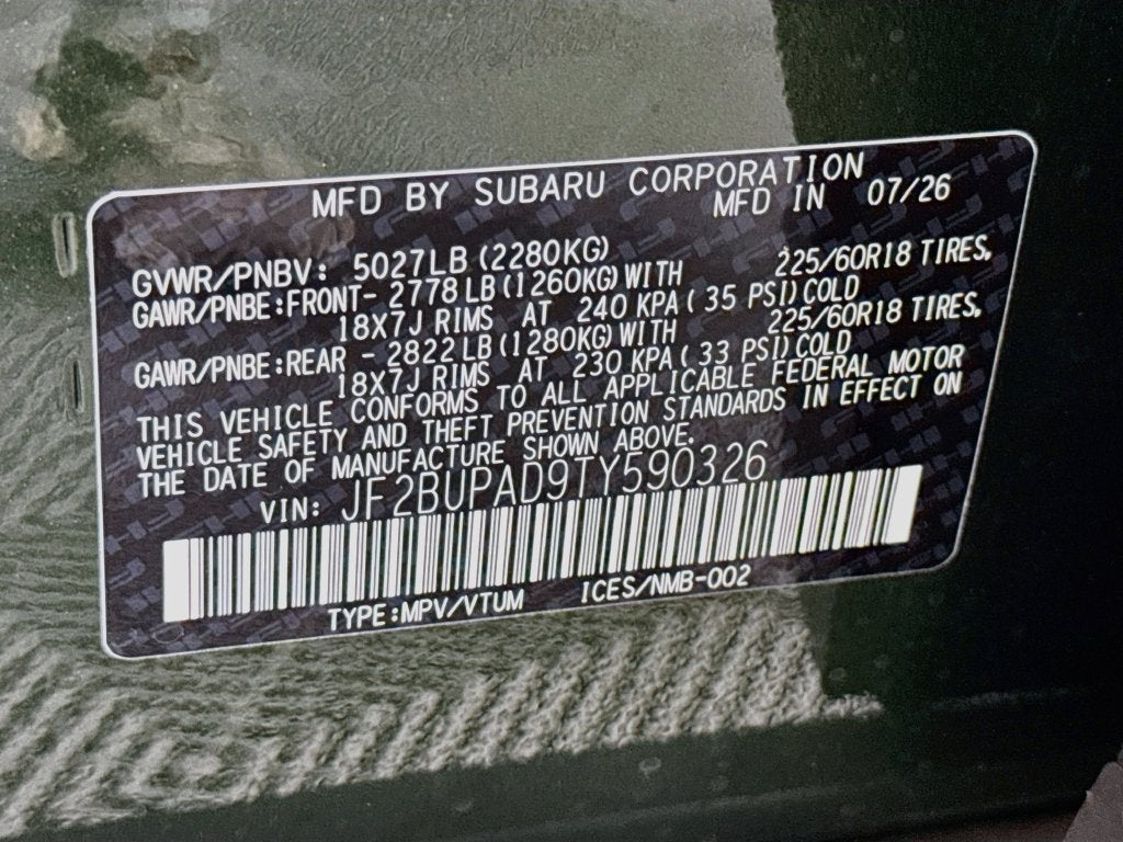 2026 Subaru OUTBACK Premium