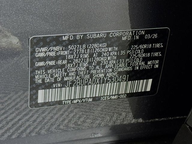 2026 Subaru OUTBACK Premium
