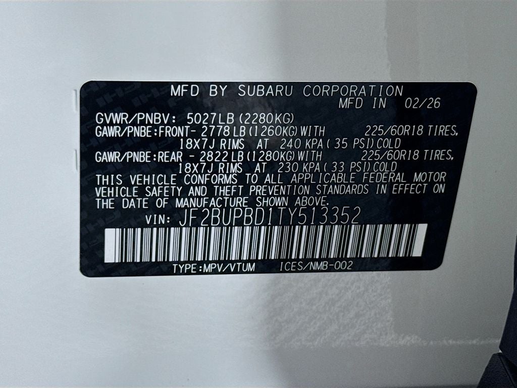 2026 Subaru OUTBACK Premium