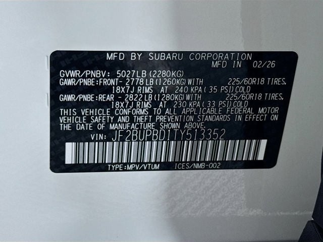 2026 Subaru OUTBACK Premium