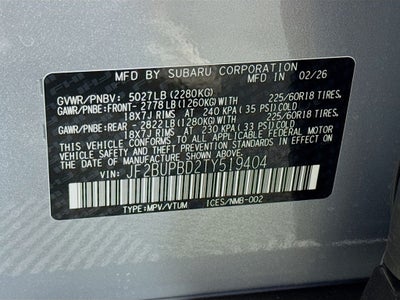 2026 Subaru OUTBACK Premium