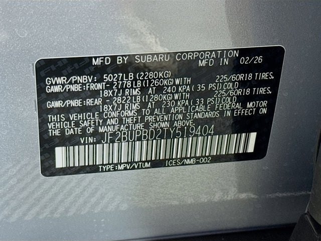 2026 Subaru OUTBACK Premium