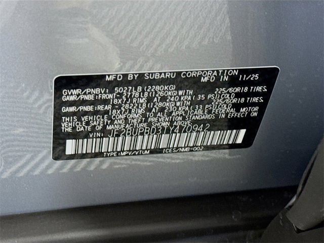 2026 Subaru OUTBACK Premium