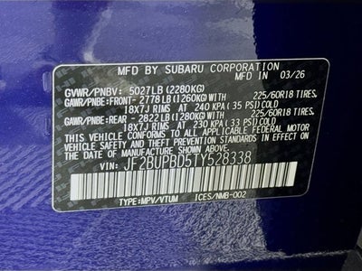 2026 Subaru OUTBACK Premium