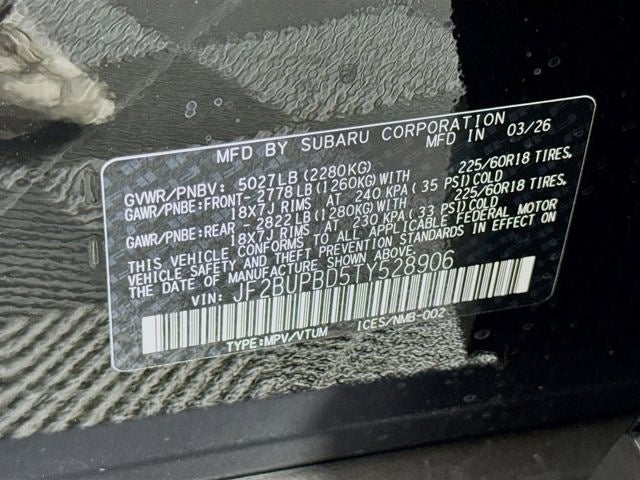 2026 Subaru OUTBACK Premium
