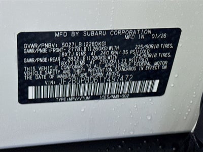 2026 Subaru OUTBACK Premium