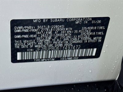 2026 Subaru OUTBACK Premium