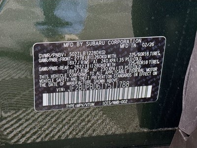 2026 Subaru OUTBACK Premium