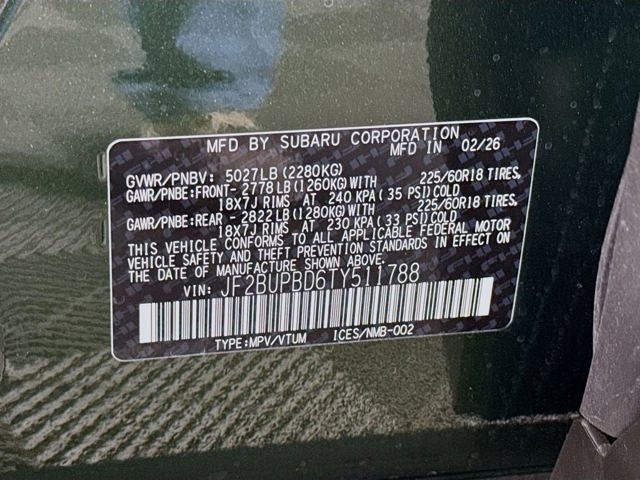 2026 Subaru OUTBACK Premium