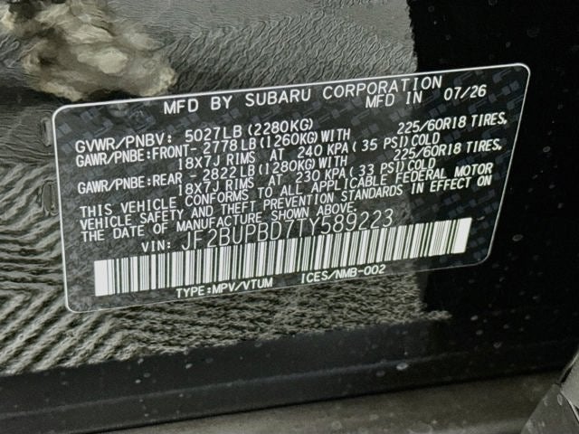 2026 Subaru OUTBACK Premium