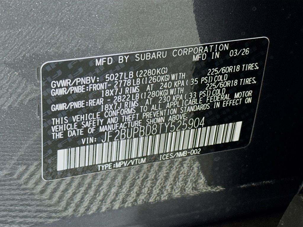 2026 Subaru OUTBACK Premium