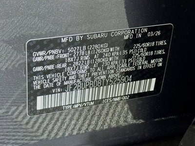 2026 Subaru OUTBACK Premium