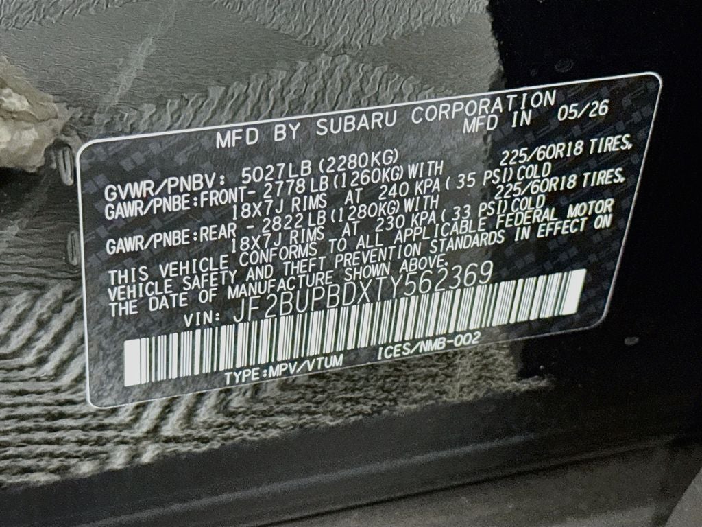 2026 Subaru OUTBACK Premium