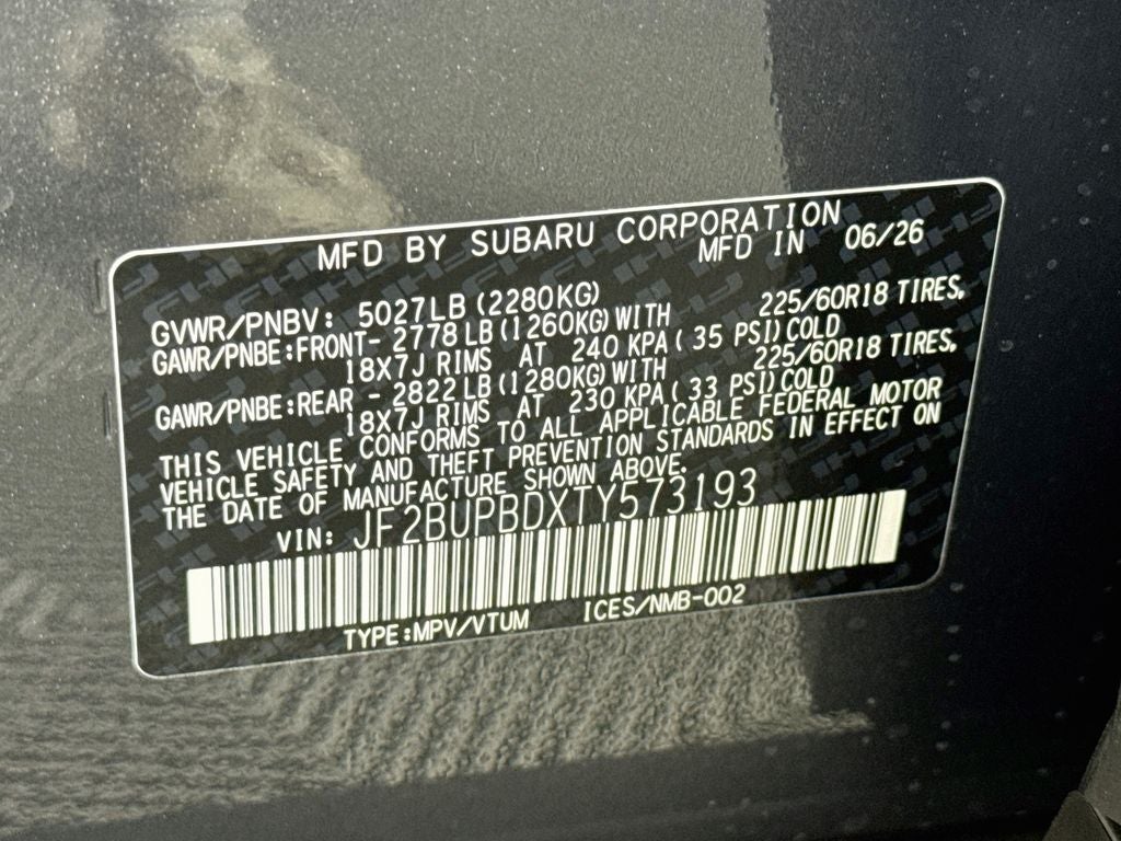 2026 Subaru OUTBACK Premium