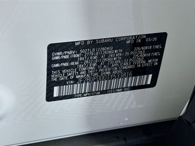 2026 Subaru OUTBACK Limited