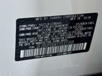 2026 Subaru OUTBACK Limited