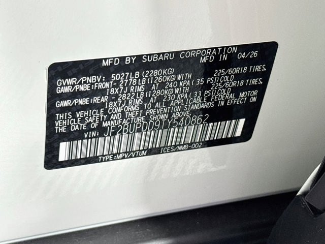 2026 Subaru OUTBACK Limited