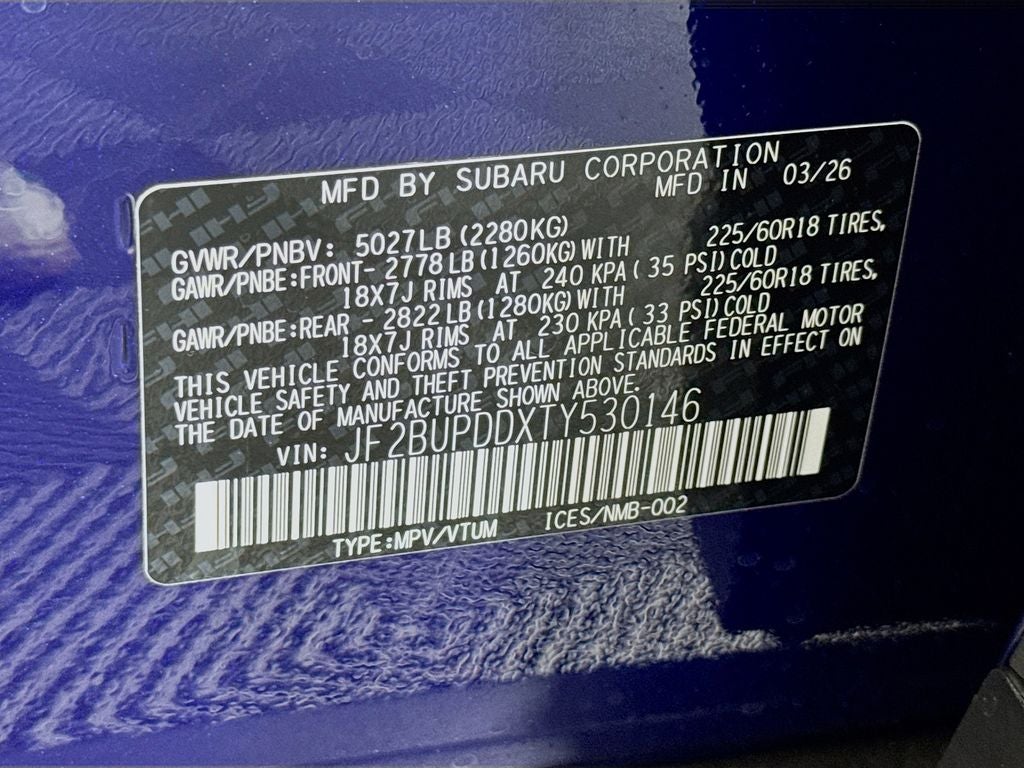 2026 Subaru OUTBACK Limited