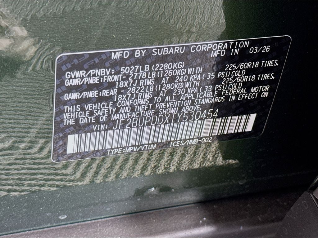 2026 Subaru OUTBACK Limited